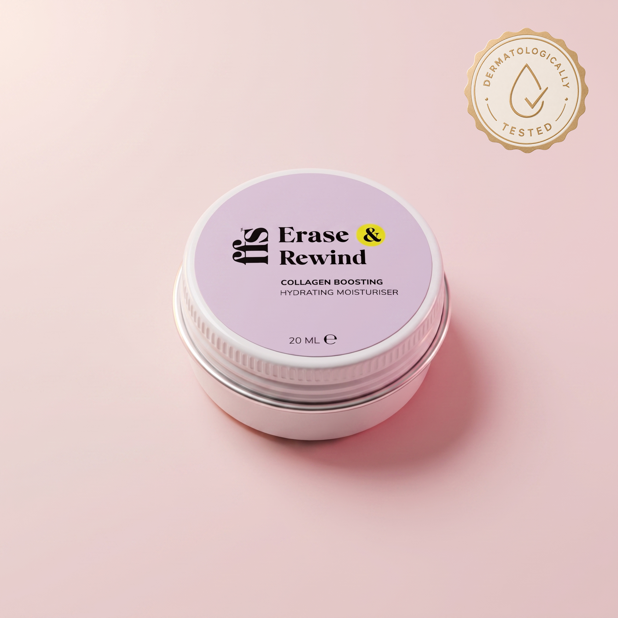 Erase & Rewind: Collagen Boosting Hydrating Moisturiser - 20ml