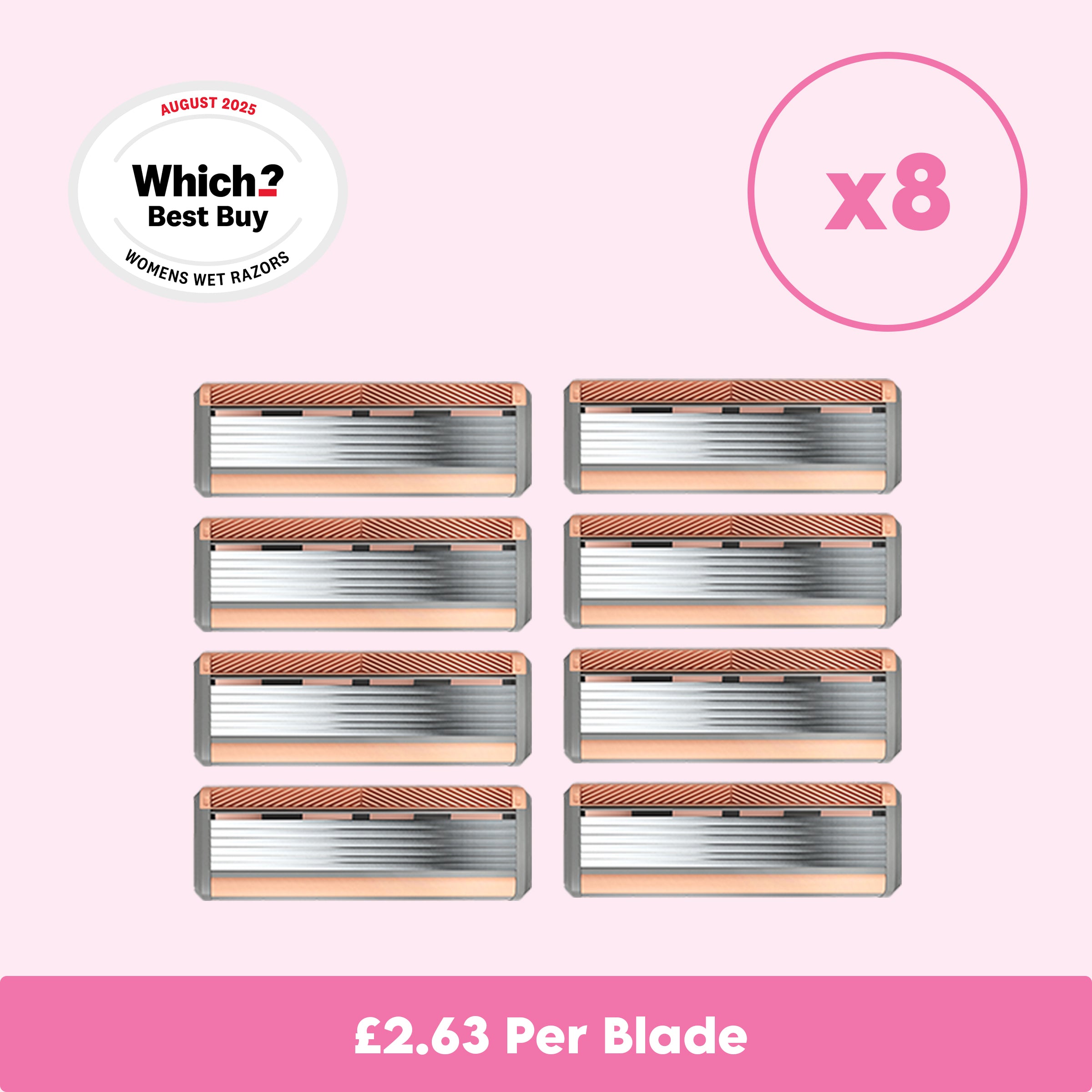 Premium SmoothGlide Refill Blades