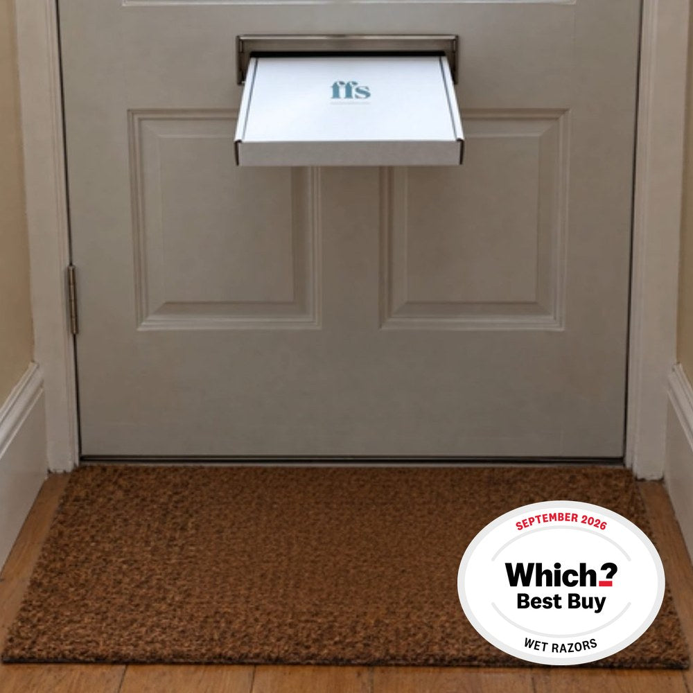 FFS box coming through a letterbox, Which? Best Buy badge