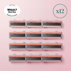 Premium SmoothGlide Refill Blades - 12 Blades